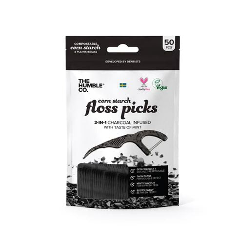 The Humble Mango hilo dental carbón eco vegan 50 packs