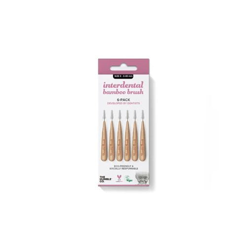 The Humble Cepillo Interdental Bambú Talla 0 Púrpura