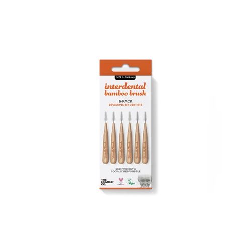 The Humble Cepillo Interdental Bambú Talla 1 Naranja