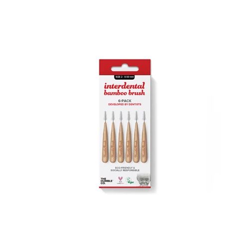 The Humble Cepillo Interdental Bambú Talla 2 Rojo