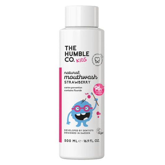 The Humble Enjuague bucal Fresa infantil vegano 500 ml