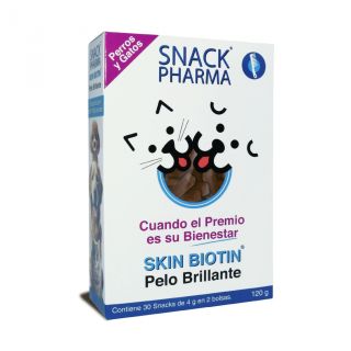 SNACK PHARMA Skin Biotin- Pelo Brillante 30 snacks de 4g