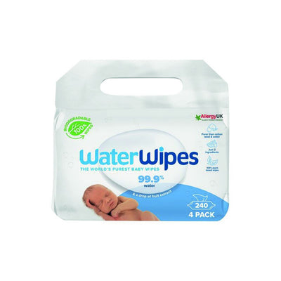 Toallitas Waterwipes Bolsa 4x60 Unidades