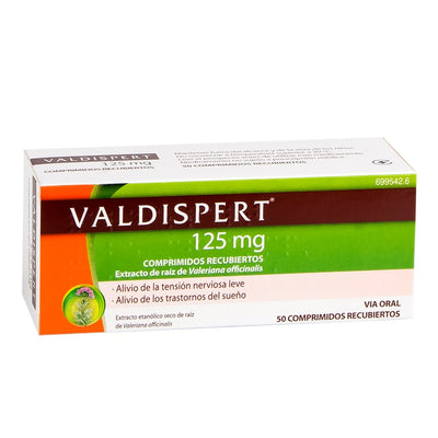 Valdispert 125 mg 50 comprimidos