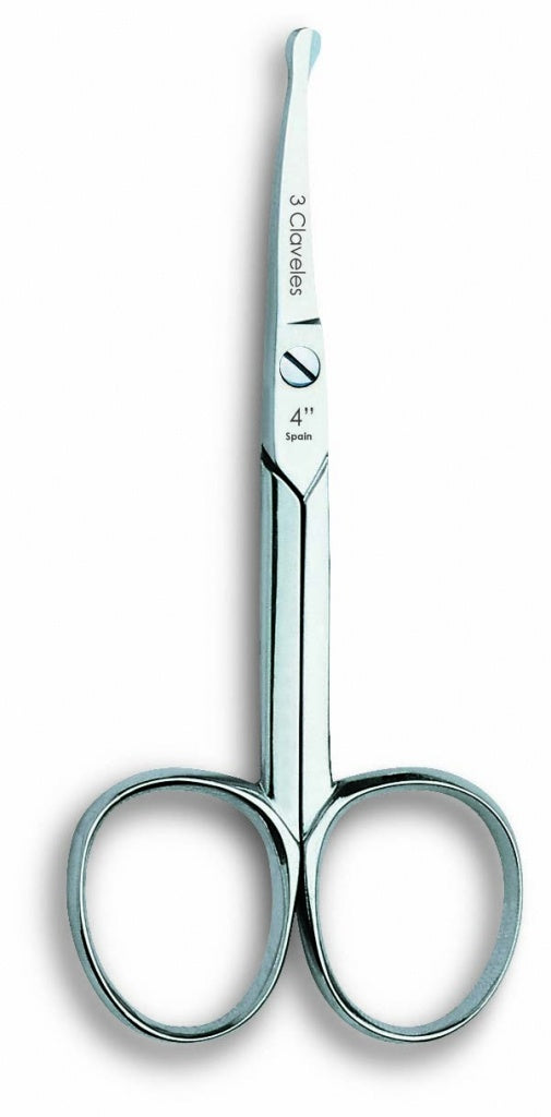 3 Claveles Tijera Bebé Curva10 cm 4"