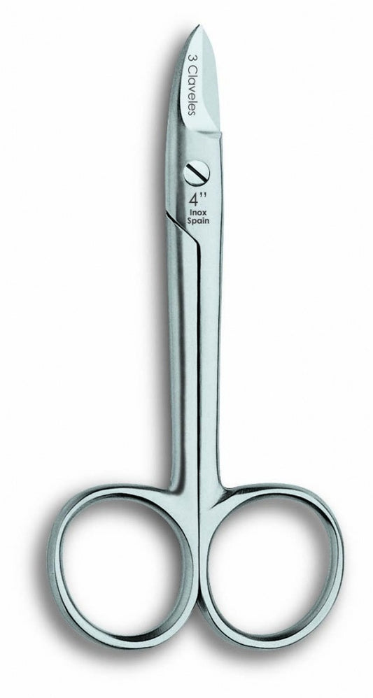 3 Claveles Tijera Uñas INOX 10 cm 4"