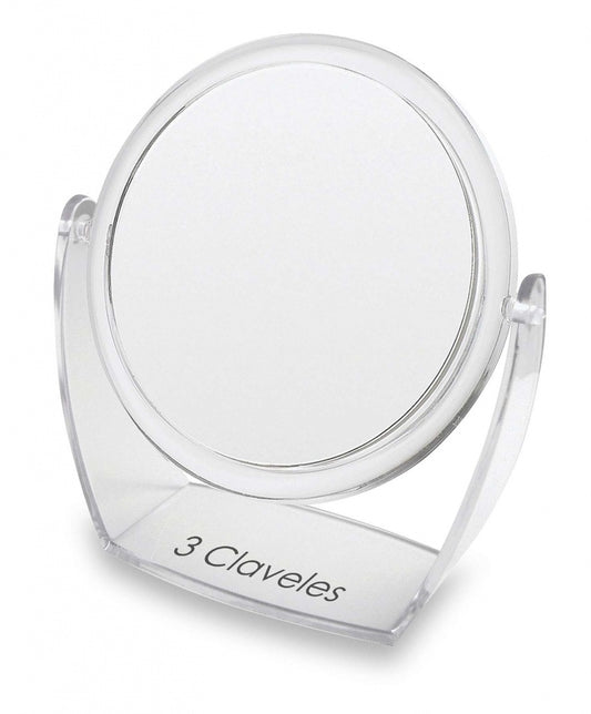 *** 3 Claveles espejo con aumento 1x5 con base