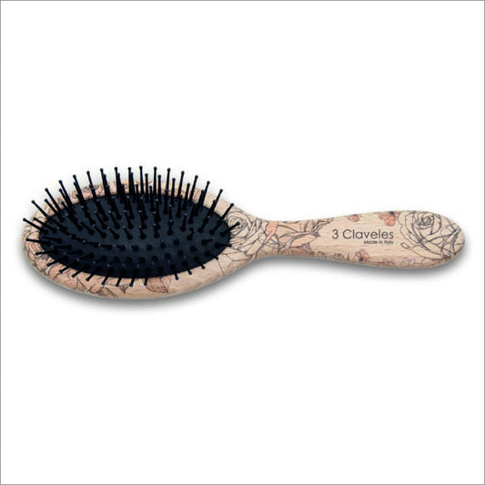 Cepillo oval madera acquerelli 20 cm 3C