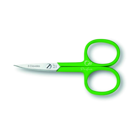 3 Claveles Tijera Uñas Curva TROPICAL MANZANA 9 cm