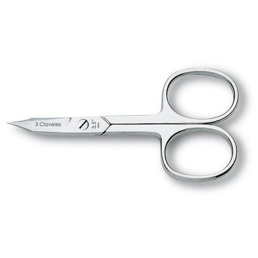 3 Claveles Tijera Uñas-Cuticula Curva 3.5"