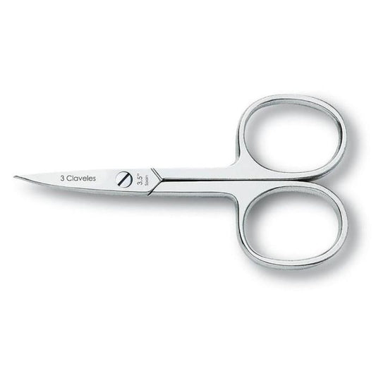 3 Claveles Tijera Uñas Curva 3.5"