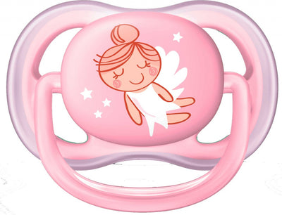 Philips Avent chupete individual Ultra Air  0-6 meses decorado rosa hada