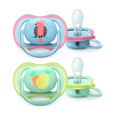 Philips Avent 2 chupetes ultra air 0-6 meses NIÑO