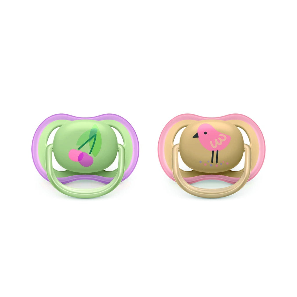 Philips Avent 2 chupetes ultra air 0-6 meses NIÑA