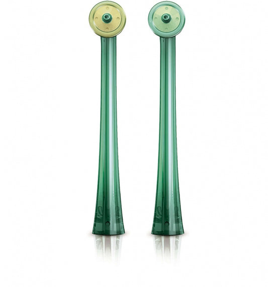 Philips Sonicare boquilla air floss verde y amarillo 2 unidades