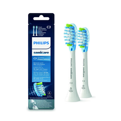 Philips Sonicare 2 Cabezales C3 Premium Plaque Control (Blancos)