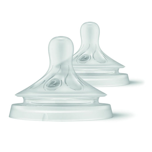 Philips Avent 2 Tetinas Natural Response T2 - flujo lento, 0m+