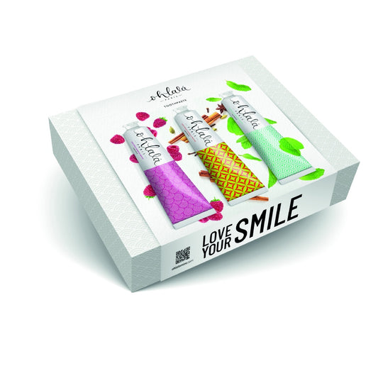 ESTUCHE Ohlala "Premium SET #1 x 3-100 ml" (Frambuesa, Canela& Menta Fresca)