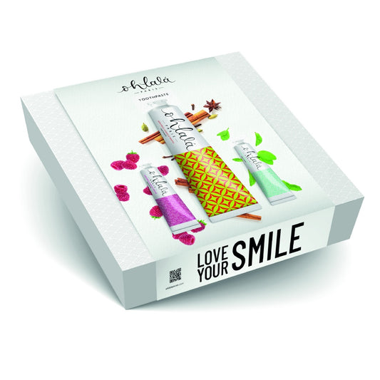 *****ESTUCHE Ohlala "Spring Set" (Canela100 ml + Menta Fresca 15 ml + Frambuesa Menta 15 ml)