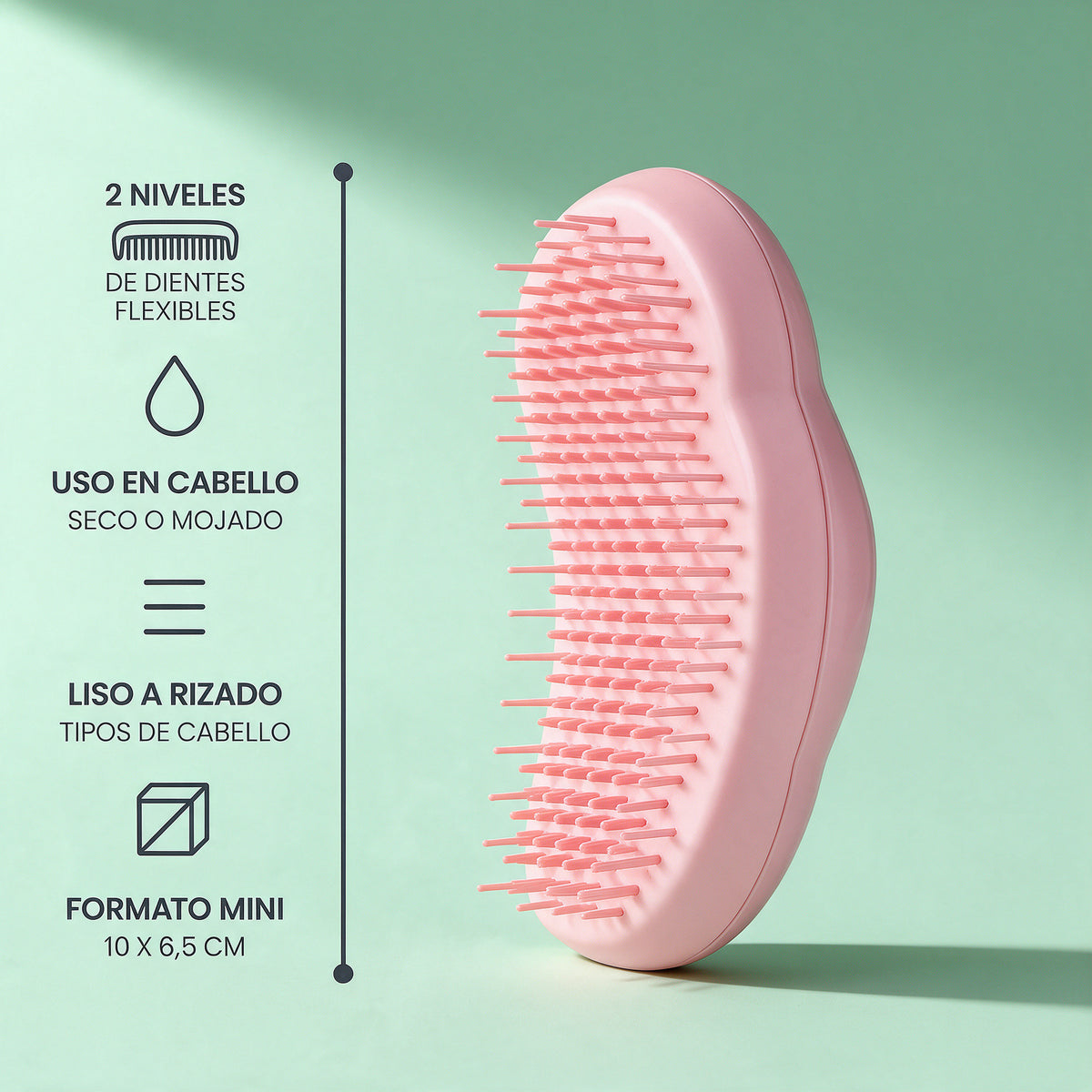 Tangle Teezer Cepillo antienredos Original Mini Millenial Pink