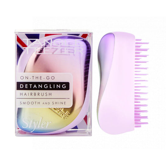 Tangle Teezer Cepillo antienredos Compact Styler Pearlescent Matte Chrome