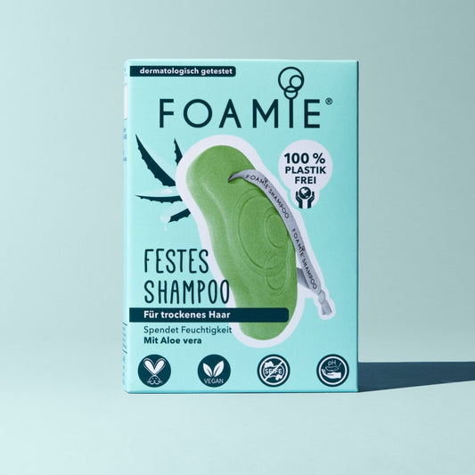 Foamie champu solido de aloe vera para cabello seco Solido Sin Plasticos Eco