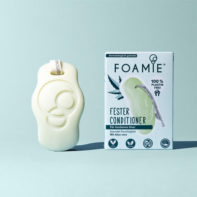 Foamie acondicionador solido de aloe vera para cabello seco Solido Sin Plasticos Eco