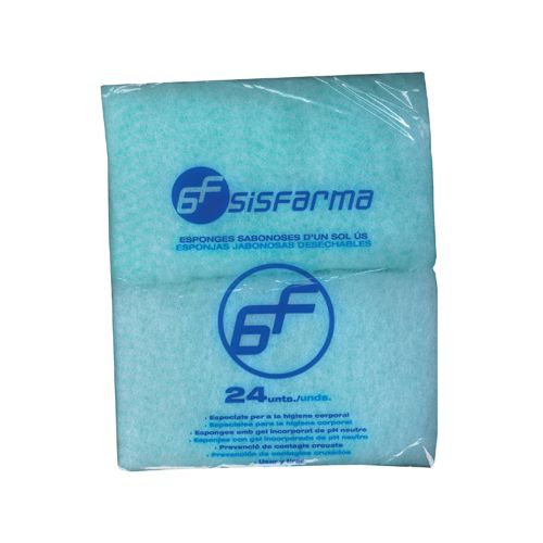 Esponja de Baño Jabonosa Sis Farma 24 unidades