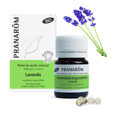 Pranarôm ACEITES ESENCIALES en Minicápsulas Lavanda (sumidad  florida) Bio 60 uds