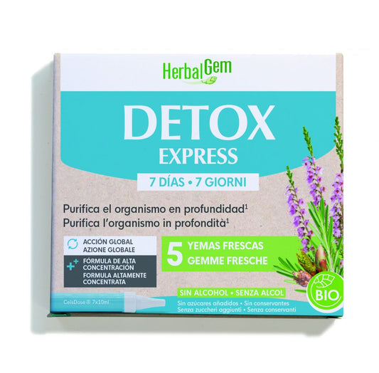 HERBALGEM Detox Express Bio - monodosis 7x10 ml