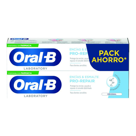 Oral-B Pasta Dientes Duplo Encías&Esmalte Repair Original 2x75ml