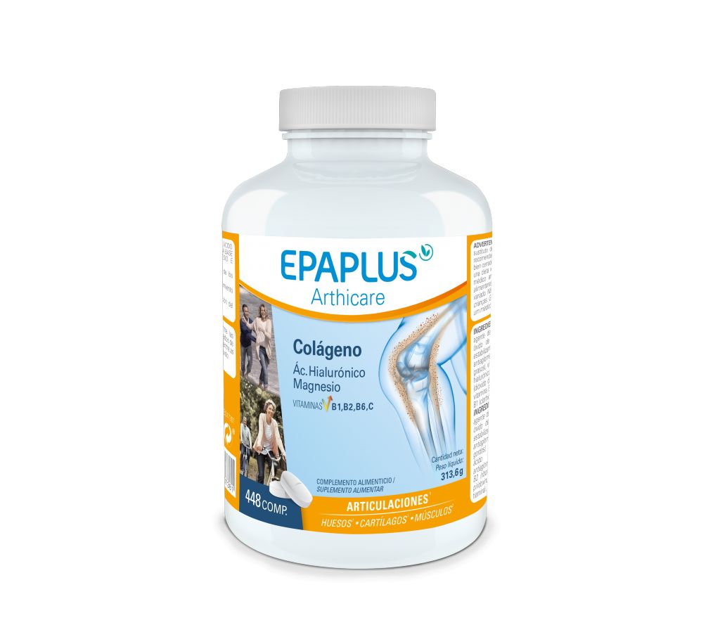 Epaplus colágeno + hialurónico + magnesio 448 comprimidos
