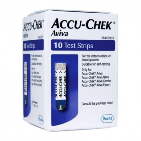Accu-Chek Aviva 10 Tiras Reactivas