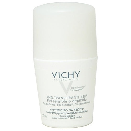 Vichy Desodorante Bola 48H 50 ml Transpiración Intensa Sin Alcohol