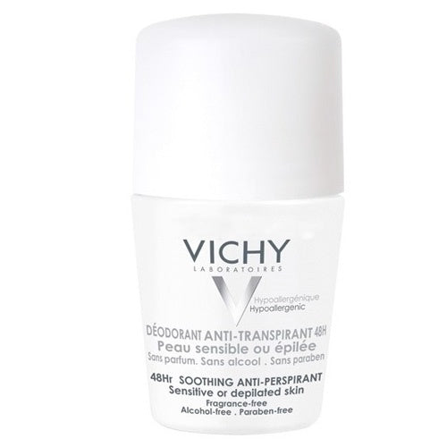Vichy Desodorante Bola Pieles Sensibles o Depilada 50 ml Sin Alcohol
