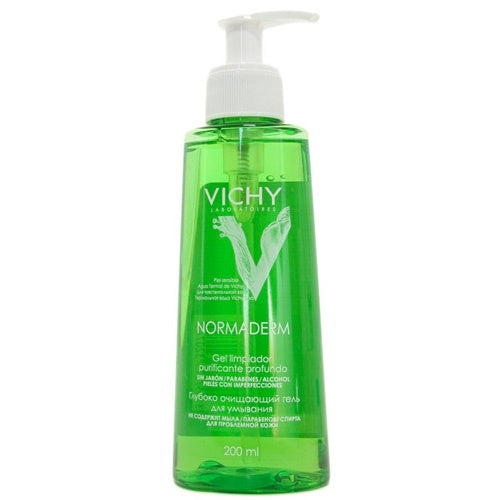 Normaderm Vichy Gel Limpiador Purificante Profundo 200 ml Piel Sensible