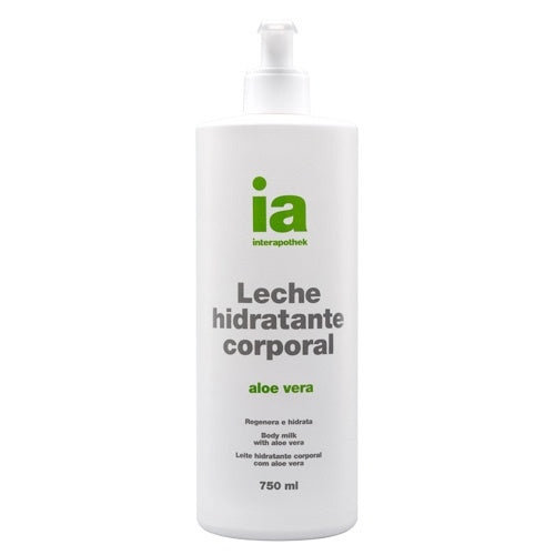Interapothek Leche hidratante corporal Aloe vera 750 ml dosificador