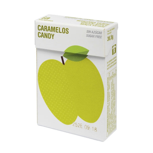 Interapothek Balmelos caramelos sabor manzana verde cajita sin azúcar