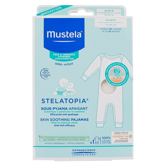 Mustela Stelatopia Bajo Pijama Alivio 12-24 Meses 100% Algodón