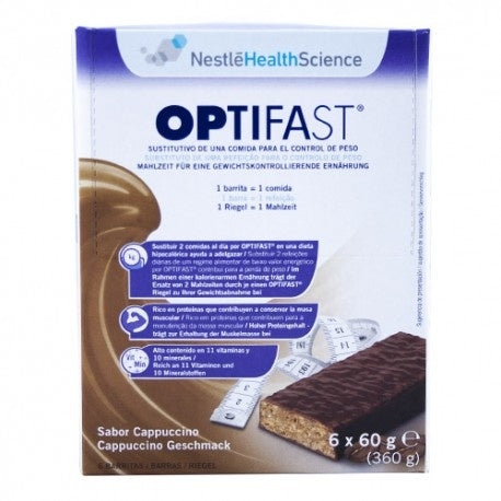 Optifast Barritas Capuchino 6 Uds
