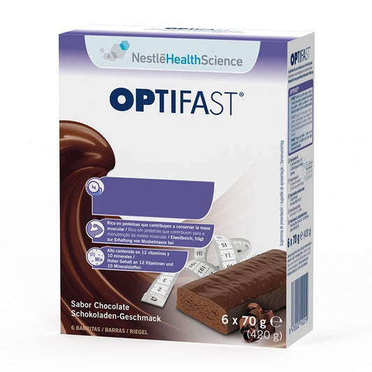 Optifast Barritas Chocolate 6 Uds