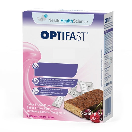 Optifast Barritas Frutas Del Bosque 6 Uds