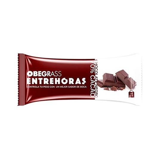 Obegrass Entrehoras Chocolate Negro 20U