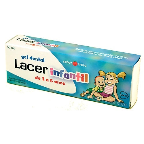 Lacer Gel Dental Infantil Fresa 50 Ml