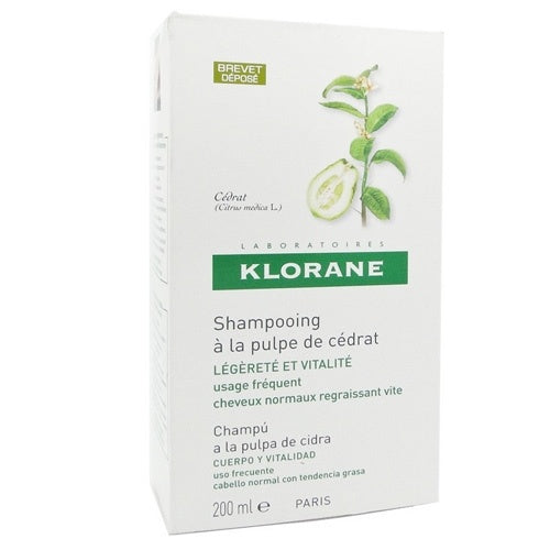 Klorane Champú A La Cidra 200 Ml