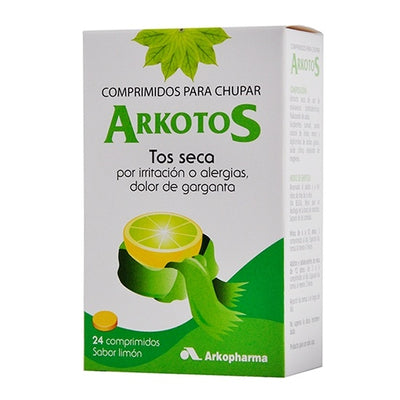 Arkotos 24 Comprimidos Para La Tos
