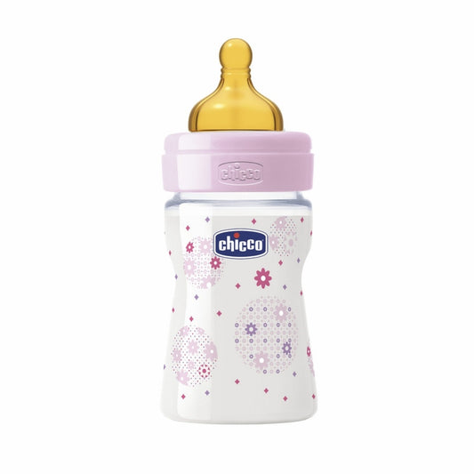 Biberón Chicco Pp Caucho Fn Rosa 150 Ml
