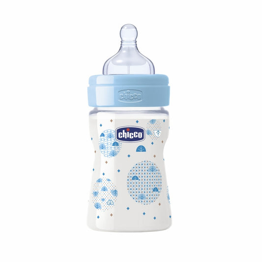 Biberón Chicco Pp Silicona Fn Azul 150 Ml
