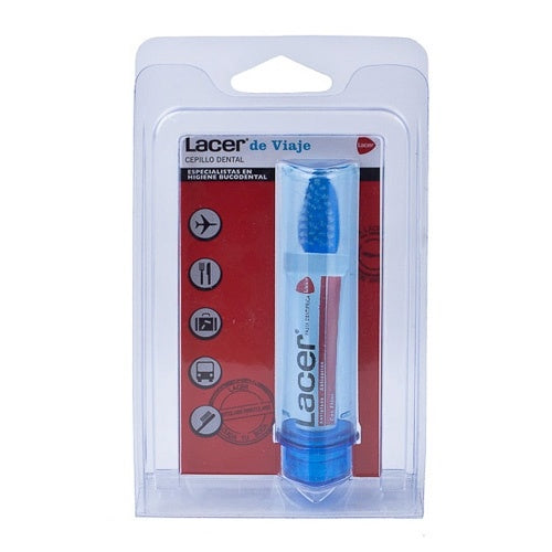Cepillo Dental Lacer Viaje + Pasta dental Lacer 5 Ml