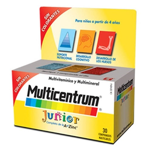 Multicentrum Junior 30  Comprimidos Masticables